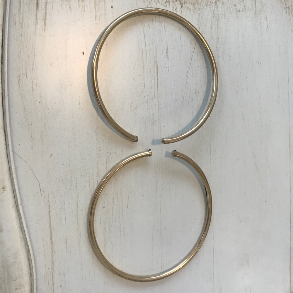 Simple Gold Bangles
